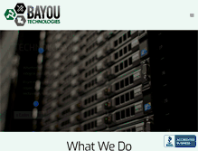 Tablet Screenshot of bayoutechnologies.com